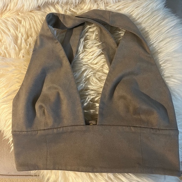 Wilfred faux suede top - Picture 1 of 3